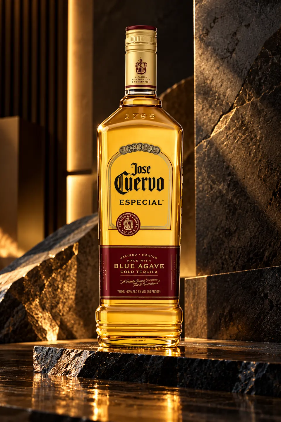 José Cuervo Gold — fotografía de producto